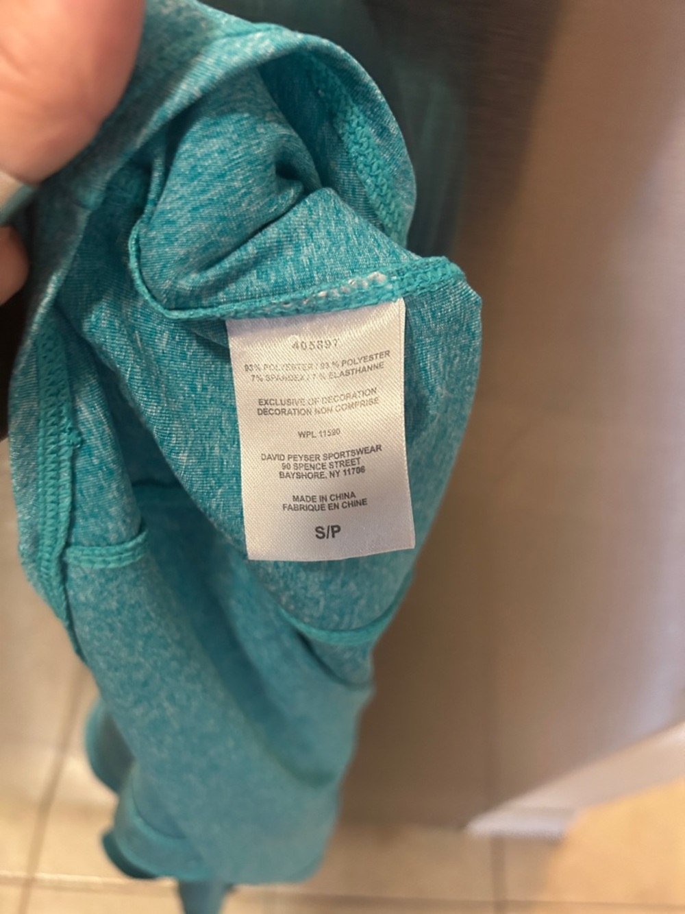 32 Degrees Teal Racerback Tank Top - Picture 5 of 5